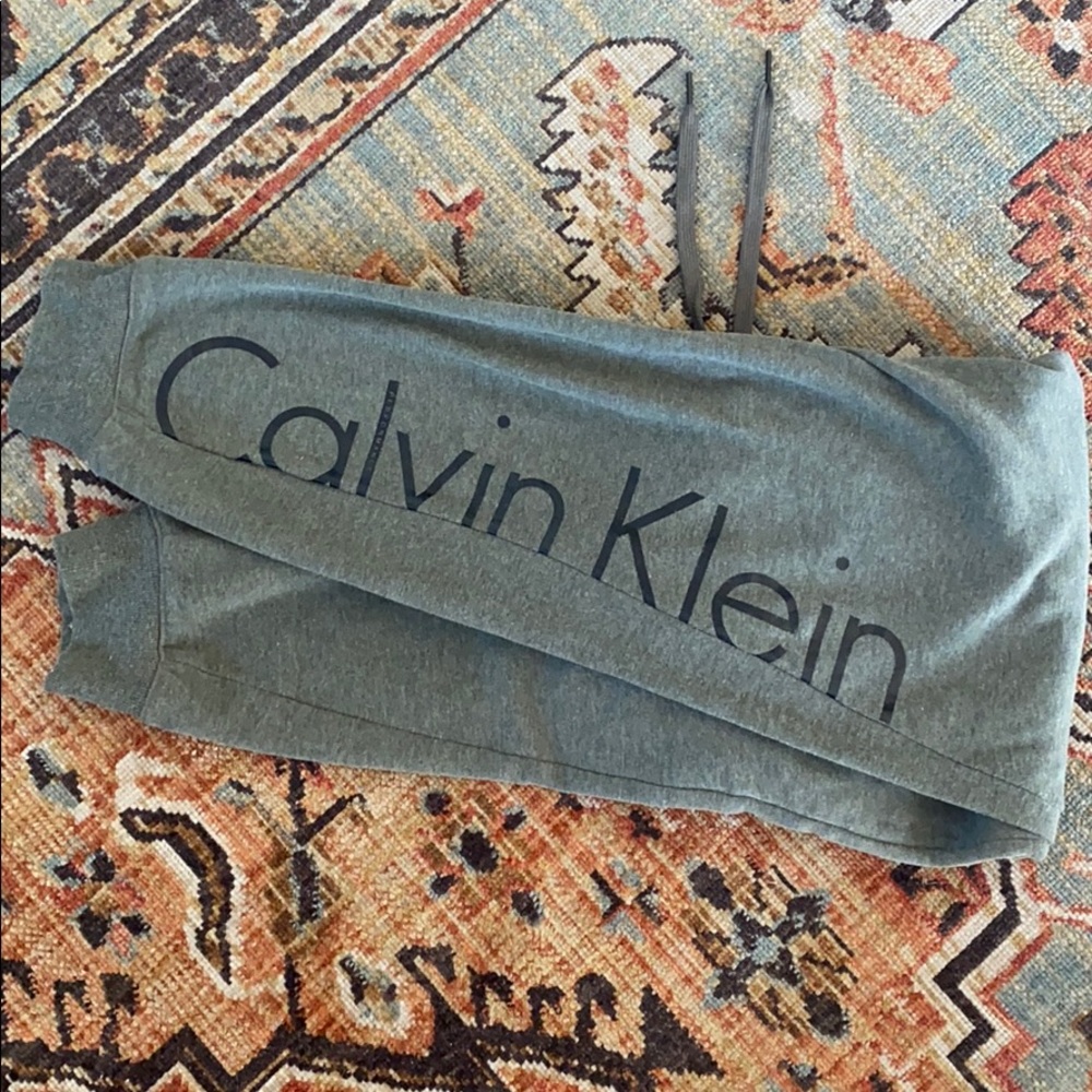 Calvin Klein Performance green Capri sweatpants